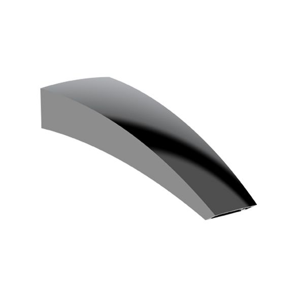 Horus Nouvelle Vague “part of Contemporary Collection - Wall Mounted Spout for Tub - Satin Brass 40.471-LS