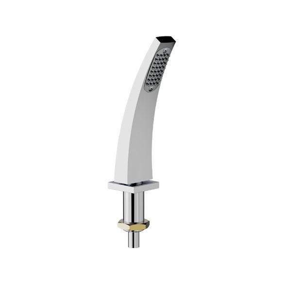 Horus Nouvelle Vague “part of Contemporary Collection - Deck Mounted Pull up Handset & Flexible - Satin Brass 40.477-LS