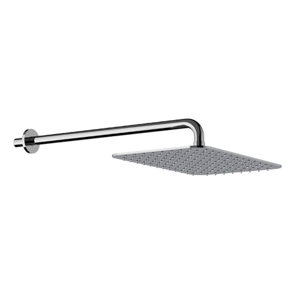 Horus Nouvelle Vague “part of Contemporary Collection - Rectangular Stainless Steel Shower Head Wall Mounting - Chrome 40.537-CH