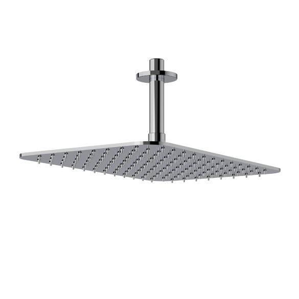 Horus Nouvelle Vague “part of Contemporary Collection - Rectangular Stainless Steel Shower Head Ceiling Installation - Chrome 40.538-CH