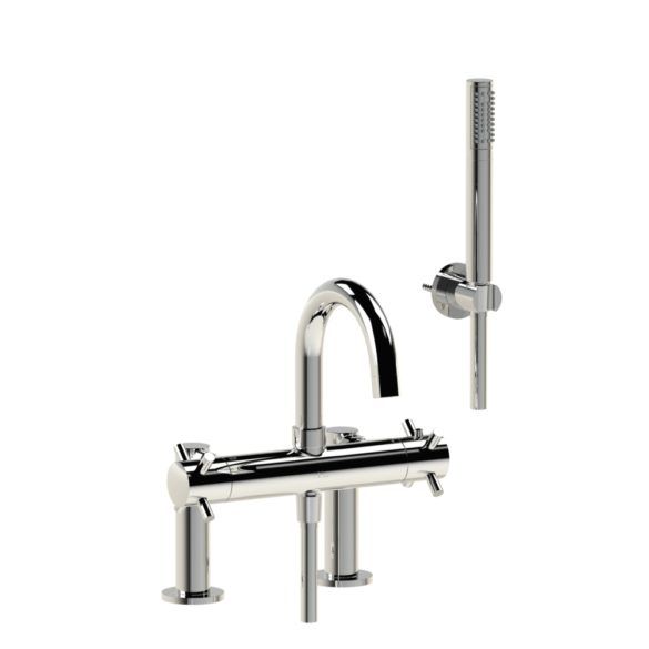 Horus Minoé Contemporary Collection - Complete Set : Complete Deck Thermostatic Bath-shower Mixer - Chrome 47.715-CH