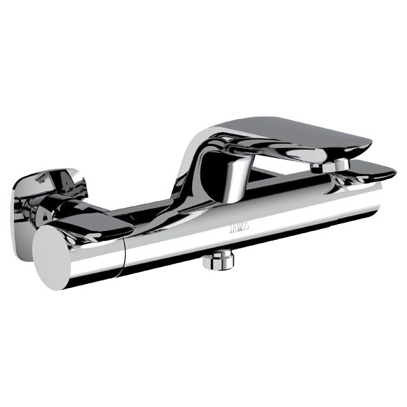 Horus Naja Contemporary Collection - Wall Bath-shower Mixer - Metal Gun 48.784-CF