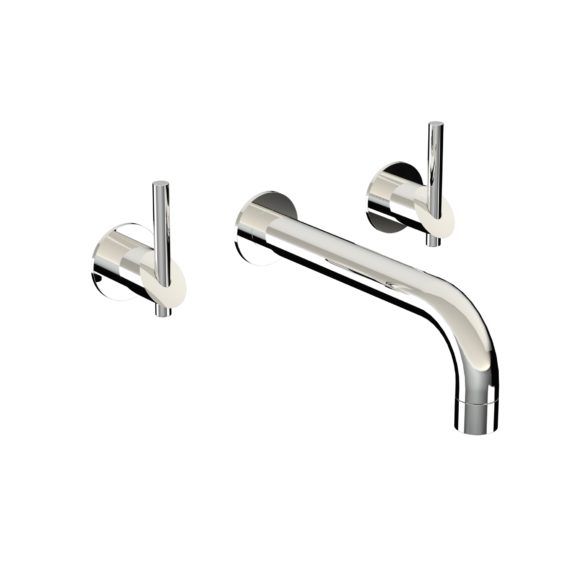 Horus Minoé Contemporary Collection - Wall Mounted 3 Hole Basin Set - for Splashback - Chrome 49.273-CH