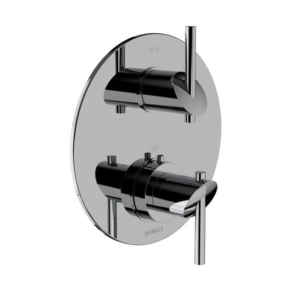 Horus Minoé Contemporary Collection - Trim for Thermostatic Mixing Valve Réf. 93.593 - Metal Gun 49.508-CF