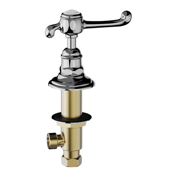 Horus Montmartre Classic Collection - 1/2” Deck Valve - Matt Nickel 50.106-NM