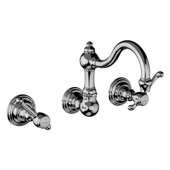 Horus Montmartre Classic Collection - Concealed 3 Hole Basin Set with Waste, No Plug - Chrome 50.262-CH