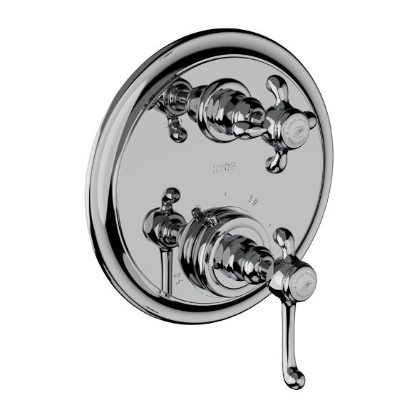 Horus Montmartre Classic Collection - Trim for Thermostatic Mixing Valve Réf. 92.599 - Matt Nickel 50.529-NM