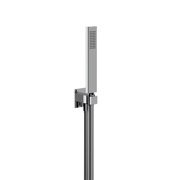 Horus Myriad Contemporary Collection - Wall Union Shower Set with Solidbrass Handshower - Private: Chrome / Myriad 55.590-CH