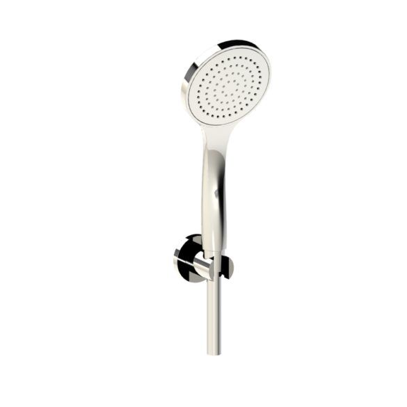 Horus Canopée Contemporary Collection - Shower Rail with Brass Handshower on Sliding Part and Flexible Hose - Metal Gun 60.582-CF