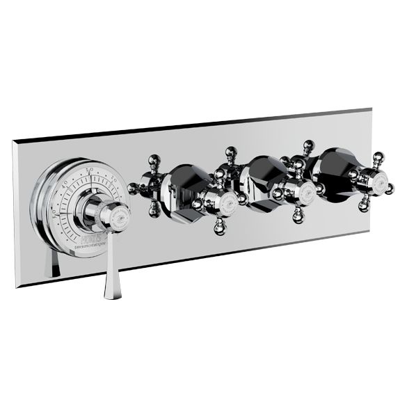 Horus Ascott Classic Collection - Trim for Thermostatic Mixing Valve Réf. 92.583 - Matt Nickel 65.519-NM