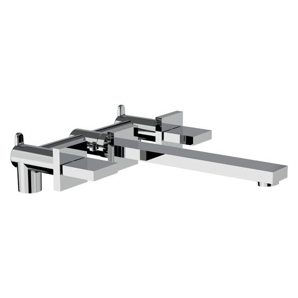 Horus Philae Equinox316 Collection - Concealed Wall 3 Hole Basin Set - Matt Black 80.263.E2-NO