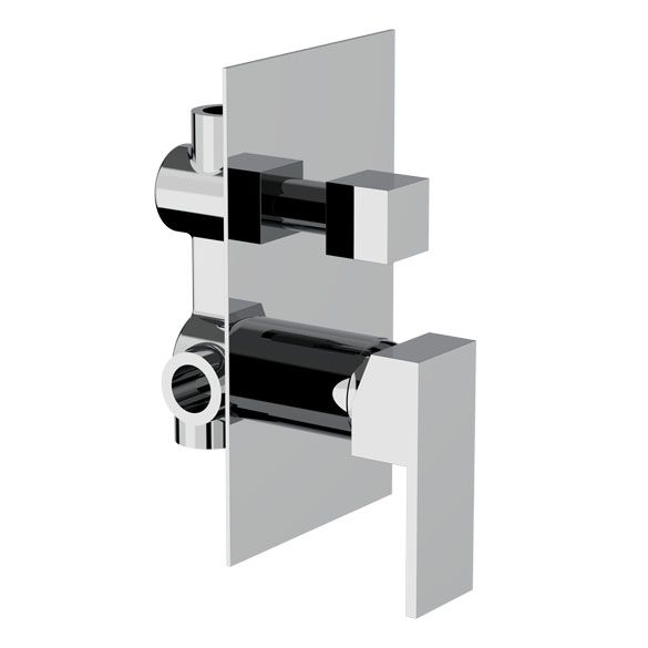 Horus Philae Equinox316 Collection - Concealed Shower Mixer - 2 Outlets with Diverter - Chrome 80.701.E2-CH