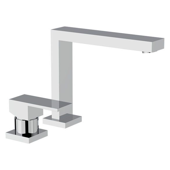 Horus Philae Equinox316 Collection - 2 Hole Basin Mixer - Satin Brass 80.707.E2-LS