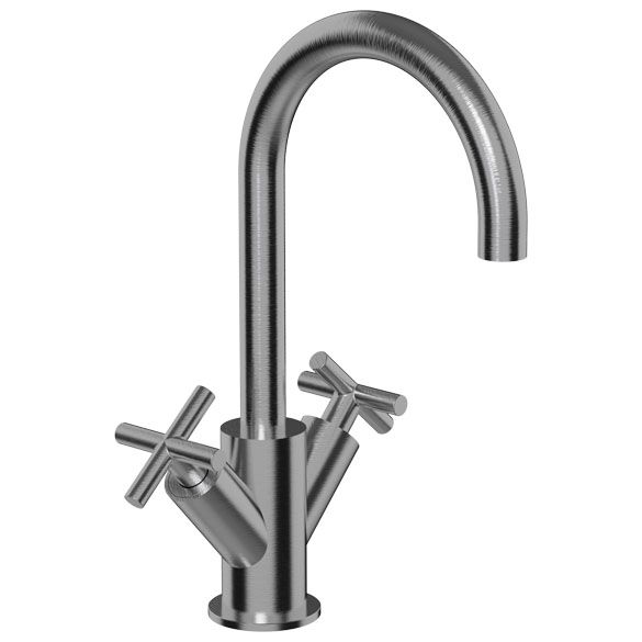 Horus Equinox316 Equinox316 Collection - Single Lever Basin Mixer - with Swivel Spout - Stainless Steel 316 81.769-IX