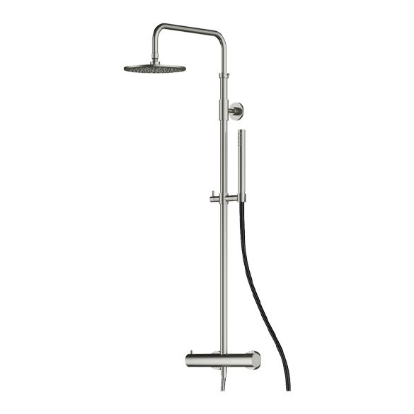 Horus Equinox316 Equinox316 Collection - Exposed Thermostatic Mixer Wall Shower - Stainless Steel 316 81.797-IX