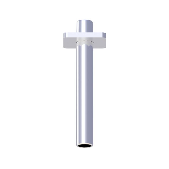 Horus Naja Contemporary Collection - Ceiling Arm + Square Design Flange - Metal Gun 92.570-CF