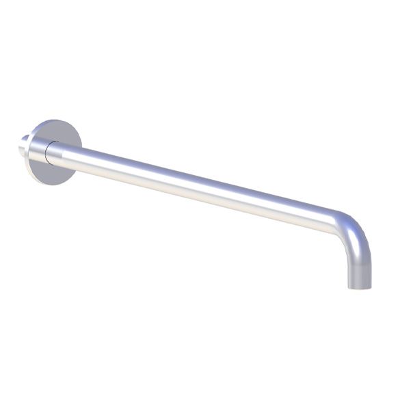 Horus Nouvelle Vague “part of Contemporary Collection - Wall Arm L. 480 Mm + Round Design Flange - Matt Black 92.946-NO