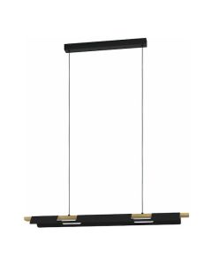 Eglo Ermua Μοντέρνο Κρεμαστό Φωτιστικό Ράγα με Ενσωματωμένο LED σε Μαύρο Χρώμα 98836