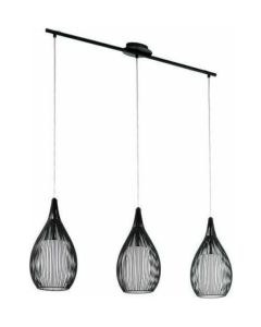 Eglo Razoni Vintage Κρεμαστό Φωτιστικό Τρίφωτο Ράγα με Ντουί E27 σε Λευκό Χρώμα 94389