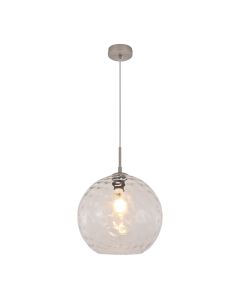 InLight Κρεμαστό φωτιστικό από διάφανο γυαλί 1XE27 D:30cm 4039-A-Transparent