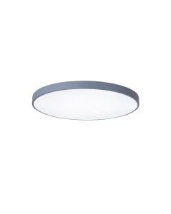 InLight Πλαφονιέρα οροφής LED 50W 3CCT by switch on base από γκρί μέταλλο και ακρυλικό D:80cm 42035-A-Gray
