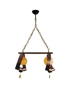 PDA 102-2 2/Φ ΡΑΓΑ  ΣΚΟΥΡΙΑ ΠΟΡΤΟΚΑΛΙ ΓΥΑΛΙ 2ΧΕ27 ARlight 0101113