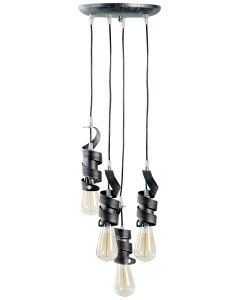 PDA 104-4  ΚΡΕΜ 4/Φ ΣΤΡΙΦΤΗ ΛΕΠΤΗ ΛΑΜΑ  4ΧΕ27 ARlight 0101294