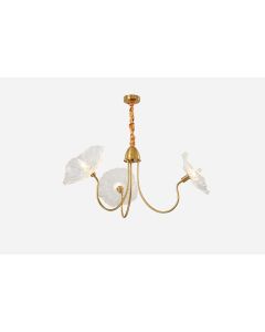 PDC 2046-3 # ΠΟΛΥΦΩΤΟ ΧΡΥΣΟ VINTAGE ΜΕ ΛΕΥΚΟ ΓΥΑΛΙ ΛΟΥΛΟΥΔΙ 3ΧΕ14 ARlight 0104519