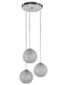 PDC 3459-3 CR 3/Φ ΜΠΑΛΙΤΣΕΣ ΚΡΥΣΤΑΛΛΑ 3ΧΕ27 ARlight 0084447