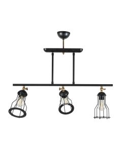 PDT 1244-3 ΒΚ # ΡΑΓΑ 3/Φ Τ.ΣΠΟΤ ΜΕ ΜΕΤΑΛΛΙΚΟ ΠΛΕΓΜΑ  Ε 27 ARlight 0103450