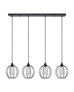 SE21-BL-B10-4BL-GR2 ADEPT PENDANT Black Metal Grid Pendant+ HOMELIGHTING 77-8759