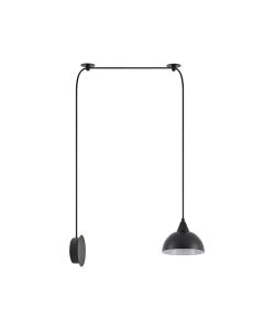 SE21-BL-B10-BL1W-MS3 ADEPT PENDANT Black Metal Shade+ HOMELIGHTING 77-9051