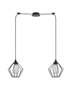 SE21-BL-B10-BL2-GR1 ADEPT PENDANT Black Metal Grid Pendant+ HOMELIGHTING 77-8749