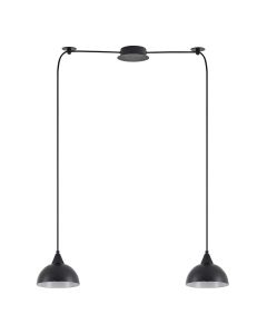SE21-BL-B10-BL2-MS3 ADEPT PENDANT Black Metal Shade + HOMELIGHTING 77-9052