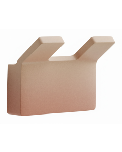 Άγκιστρο Διπλό Rose Sand Bronze Art Shelfy 32FY-R2