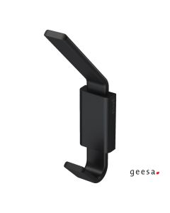Άγκιστρο μπάνιου διπλό Frame Geesa Black Matt 8415-400