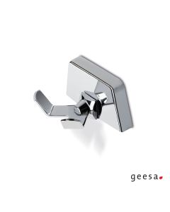 Άγκιστρο μπάνιου διπλό Geesa Chrome 5254