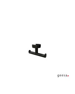 Άγκιστρο μπάνιου διπλό για εταζέρες Leev Geesa Black Matt 8215-400