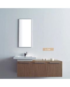 Έπιπλο Μπάνιου 120 εκ -Νιπτήρα, Χρώμα Μελαμίνης L-oak ECO-120CL FT21.120.006LO 