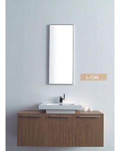 Έπιπλο Μπάνιου 120εκ.-Νιπτήρα, Χρώμα Μελαμίνης L-oak ECO-120C FT21.120.005LO