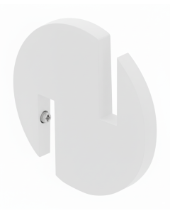 Ανατώμενο Άγκιστρο Γυαλιού 6-8mm Λευκό Bronze Art Universal 31VS-AA