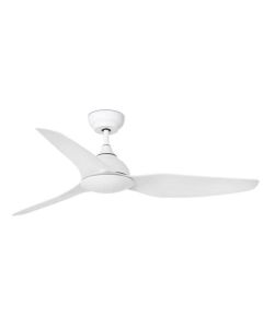 Ανεμιστήρας Οροφής Ø132cm IP44 DC Motor  Λευκός Εξωτερικού Χώρου, 3 Λευκά Πτερύγια Faro Sioux 33770