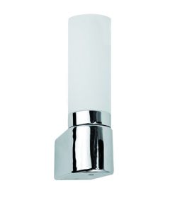 Απλίκα  Μπάνιου Κάθετη, IP44  Γυαλί Οπάλ  Σατινάτο / Βάση χρώμιο Viokef Robert 4104800