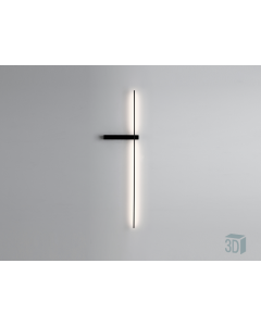 Απλίκα Τοίχου Led 14w 1000lm 3000K 110°  Warm White 122,6 εκ. Viokek Slim 4222300