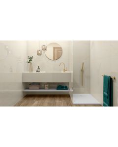 Γρανιτοπλακάκι Δαπέδου-Τοίχου Πορσελανάτο Ρετιφικάτο Γυαλιστερό 60x120cm Bahia Ivory