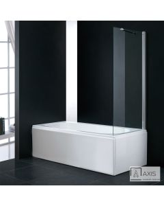 Διαχωριστικό κρύσταλλο μπανιέρας WB80 ρυθμιζόμενο από 77 έως 79εκ., AXIS Clear Chrome WBX80T-100