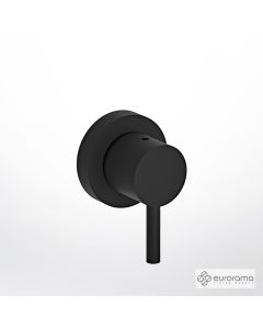 Εκτροπέας 3 εξόδων για εντοιχισμένο σύστημα ντουζιέρας, Eurorama Klint, Tonda, Slot Black Matt R4751-400