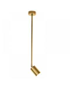 Επιτοίχιο Σποτ Χρυσαφί Μέταλλο 1xGU10 Y50cm InLight 9083