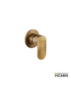 Μίκτης Εντοιχισμού 1 Εξόδου Slim Vicario Antique Brass 500050-221