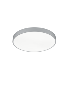 Μεταλλική Πλαφονιέρα Οροφής Γκρι 49xH6cm LED 52,5w 6200lm, 2300+3000+4000K Trio Lighting Waco 627415087